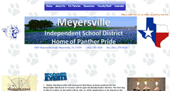 Desktop Screenshot of meyersvilleisd.org